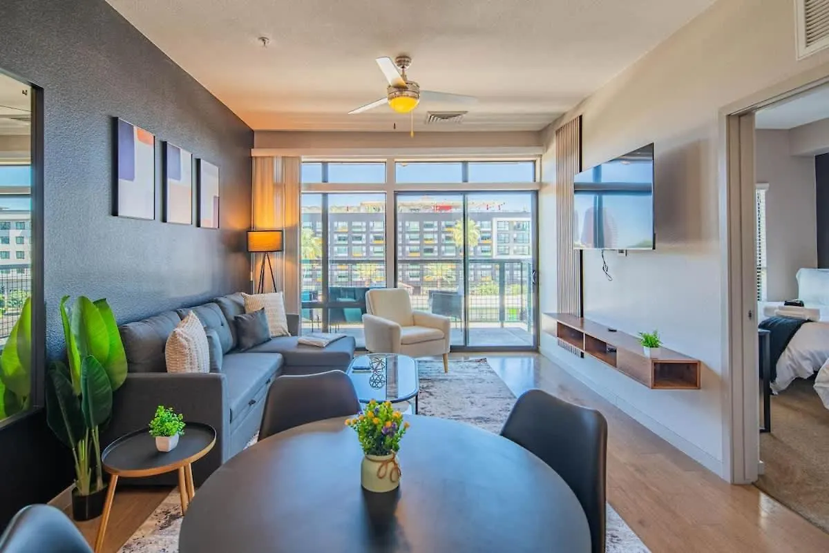 Apartmán Fancy 1Bd - Dt Phx - Parkin, Gym, Pool - Sleeps 6 Phoenix